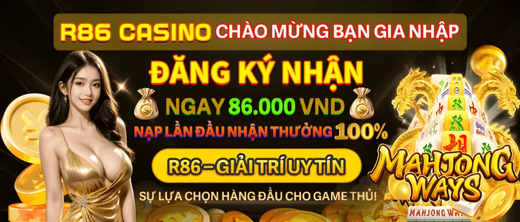 Đăng ký tài khoản r8608 com tặng 100% giá trị thẻ nạp và 86k